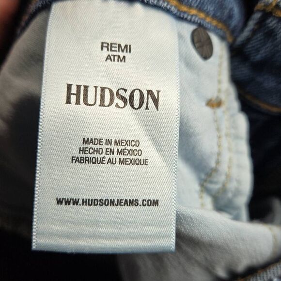 HUDSON JEANS REMI ATM HIGH RISE STRAIGHT ANKLE 28 .NEW - Picture 9 of 11